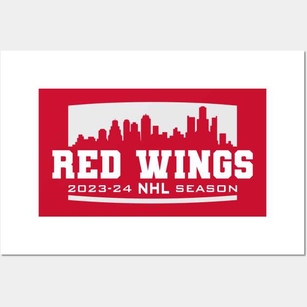 Red Wings Hockey 2023-24 Wall Art by Nagorniak